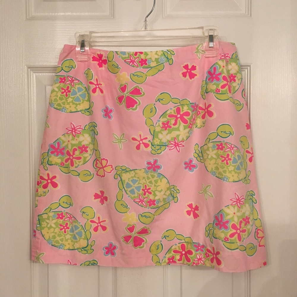 Lilly Pulitzer Muscle Beach print skirt